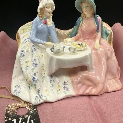 Sale Photo Thumbnail #278: Vintage collectible.  Royal Doulton, designed by M. Railston
Issued 1`935=1982
no chips, perfect condition
5.5 inches tall, 7 inches wide