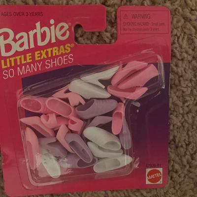 Barbie extra tiny shoes
