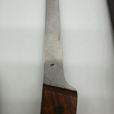 Buck 123A Fixed Blade Filet Knife & Boker Solingen Stainless Filet Knife w/ Sheaths – Lot of 2