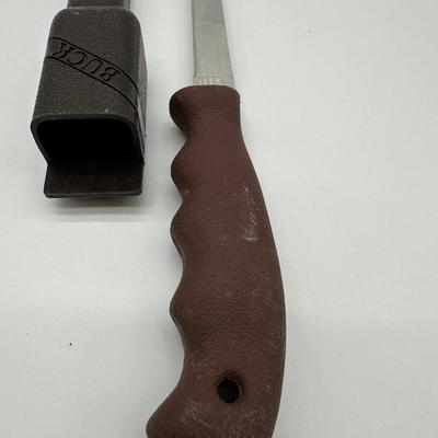 Buck 123A Fixed Blade Filet Knife & Boker Solingen Stainless Filet Knife w/ Sheaths – Lot of 2
