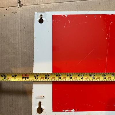 Vintage Coca-Cola “Enjoy Coca-Cola” Metal Sign – Large Horizontal, Original Patina