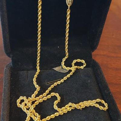 14kt Gold Filled Rope Chain