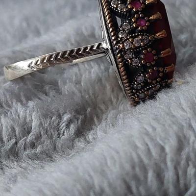 Ottoman Empire ruby ring
