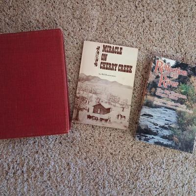 SIGNED "REFLECTIONS ON THE RIVER" THE BIG THOMPSON FLOOD AND 2 OTHER BOOKS ABOUT COLORADO