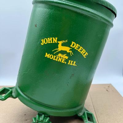 Vintage John Deere Cotton & Corn Planter Seed Hopper w/ Lid – Moline, Illinois