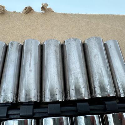 3/8 Craftsman & Klein Mixed Socket Set w/ Ratchet and Extension – SAE & Metric