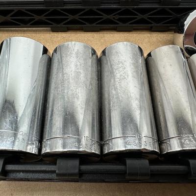 3/8 Craftsman & Klein Mixed Socket Set w/ Ratchet and Extension – SAE & Metric