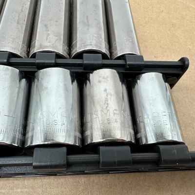 3/8 Craftsman & Klein Mixed Socket Set w/ Ratchet and Extension – SAE & Metric