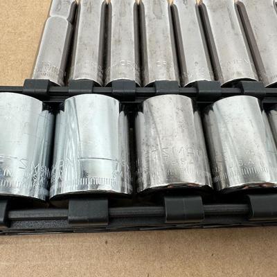 3/8 Craftsman & Klein Mixed Socket Set w/ Ratchet and Extension – SAE & Metric