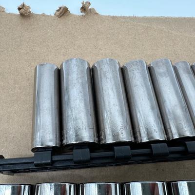 3/8 Craftsman & Klein Mixed Socket Set w/ Ratchet and Extension – SAE & Metric