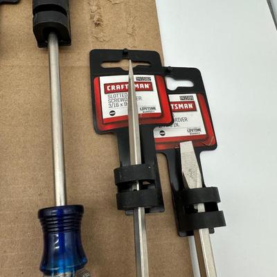 Craftsman Mixed Tool Lot – Staple Gun, Bolt-Out Set, Locking Pliers, Wrenches, Screwdrivers