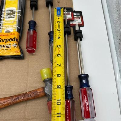 Craftsman Mixed Tool Lot – Staple Gun, Bolt-Out Set, Locking Pliers, Wrenches, Screwdrivers