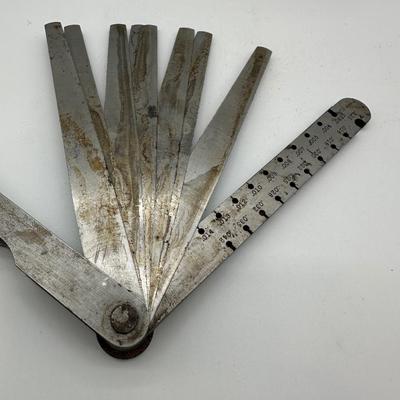 Starrett No. 245 Engineers Taper, Wire & Thickness Gauge w/ Original Box