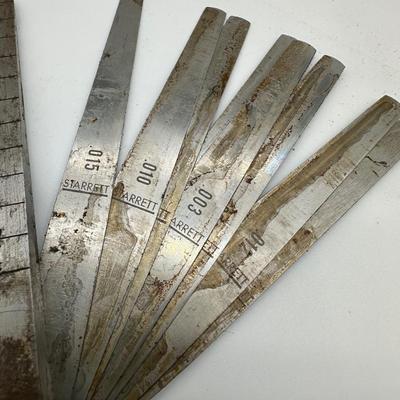 Starrett No. 245 Engineers Taper, Wire & Thickness Gauge w/ Original Box