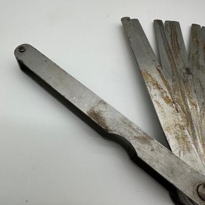 Starrett No. 245 Engineers Taper, Wire & Thickness Gauge w/ Original Box