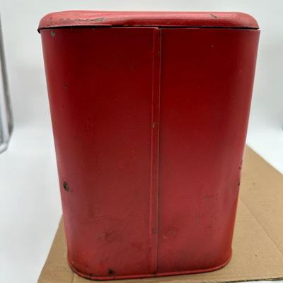 Vintage Drink Coca-Cola Metal Cooler Chest w/ Lid