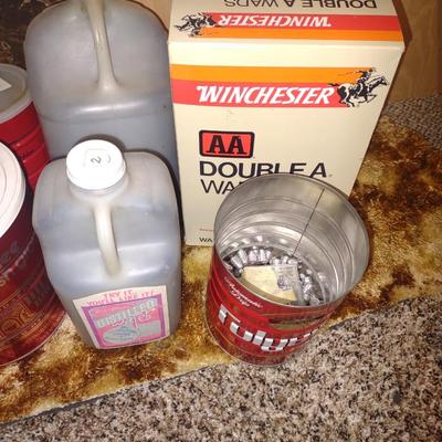 #2, #6,#7-1/2 LEAD SHOT AND WINCHESTER DOUBLE A WADS FOR RELOADING ALONG WITH CAST LEAD BULLETS