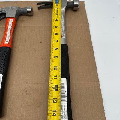 Craftsman Claw Hammer Lot (3) – Steel Handle & Fiberglass, Made in USA