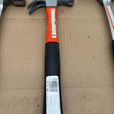 Craftsman Claw Hammer Lot (3) – Steel Handle & Fiberglass, Made in USA