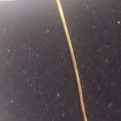 14 Karat Yellow Gold Box Chain Necklace-16" Long- Approx Total Weight 1.05 Grams (#21)