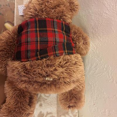 MacKenzie-Childs Tartastic Mac the Bear plush