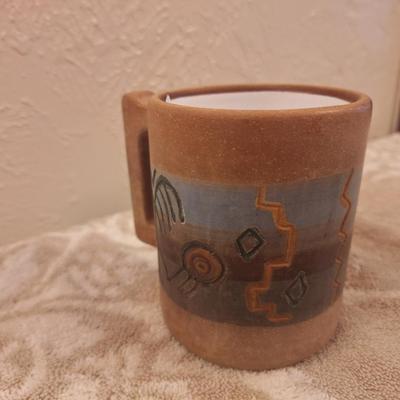 Seminario Peruvian redware Handcrafted ceramic Mug