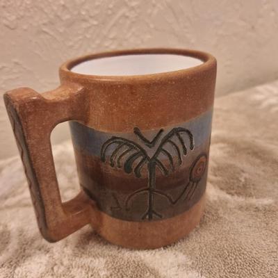 Seminario Peruvian redware Handcrafted ceramic Mug
