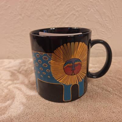 Laurel Burch Lion coffee mug