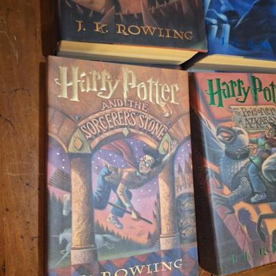 Harry Potter Hardcover Boxed Set (Books 1-7), featuring the complete series by J.K. Rowling. 