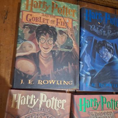 Harry Potter Hardcover Boxed Set (Books 1-7), featuring the complete series by J.K. Rowling. 
