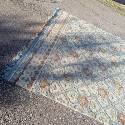 Safavieh 8 x 10ft area rug Blue/Ivory wool/cotton