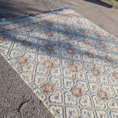 Safavieh 8 x 10ft area rug Blue/Ivory wool/cotton