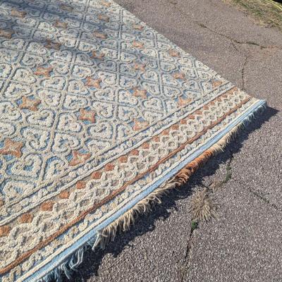 Safavieh 8 x 10ft area rug Blue/Ivory wool/cotton