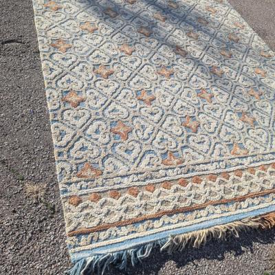 Safavieh 8 x 10ft area rug Blue/Ivory wool/cotton