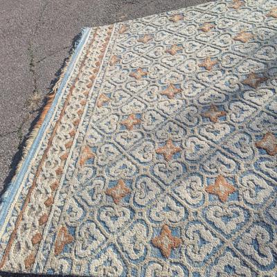 Safavieh 8 x 10ft area rug Blue/Ivory wool/cotton