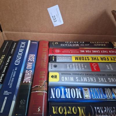 Box of books various writers