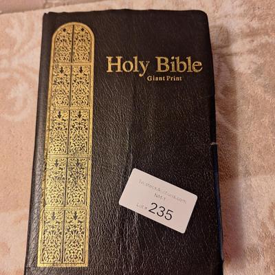 Giant print King James Version of Bible