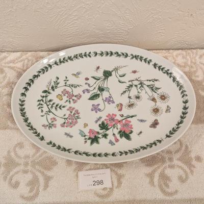 vintage Salt Marsh Pottery oval bowl