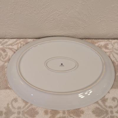 vintage Salt Marsh Pottery oval bowl