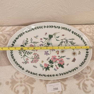 vintage Salt Marsh Pottery oval bowl