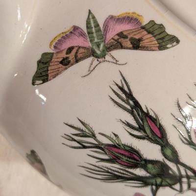 Portmeirion Botanic Garden teapot "Dog Rose" with butterflies  1972 4 cup teapot and lid