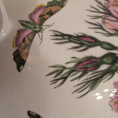 Portmeirion Botanic Garden teapot "Dog Rose" with butterflies  1972 4 cup teapot and lid