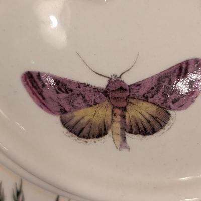 Portmeirion Botanic Garden teapot "Dog Rose" with butterflies  1972 4 cup teapot and lid