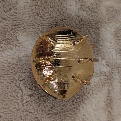 enameled pewter ladybug trinket box with rhinestone accents and storage box for it.