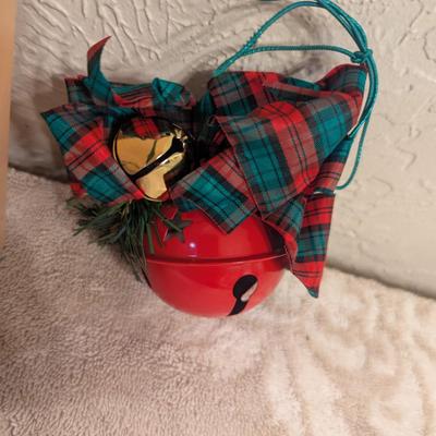 Vintage Pyramid red mercury glass ornaments and other various Christmas décor things