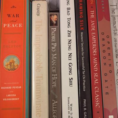 Box of books various writers