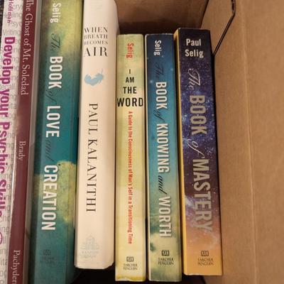 Box of books various writers