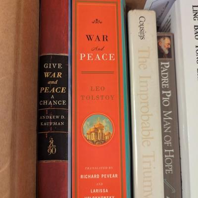 Box of books various writers