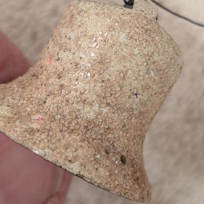 Vintage Christmas ornament Bells, metal-see all photos.