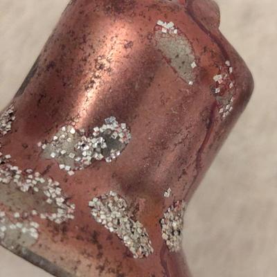 Vintage Christmas ornament Bells, metal-see all photos.